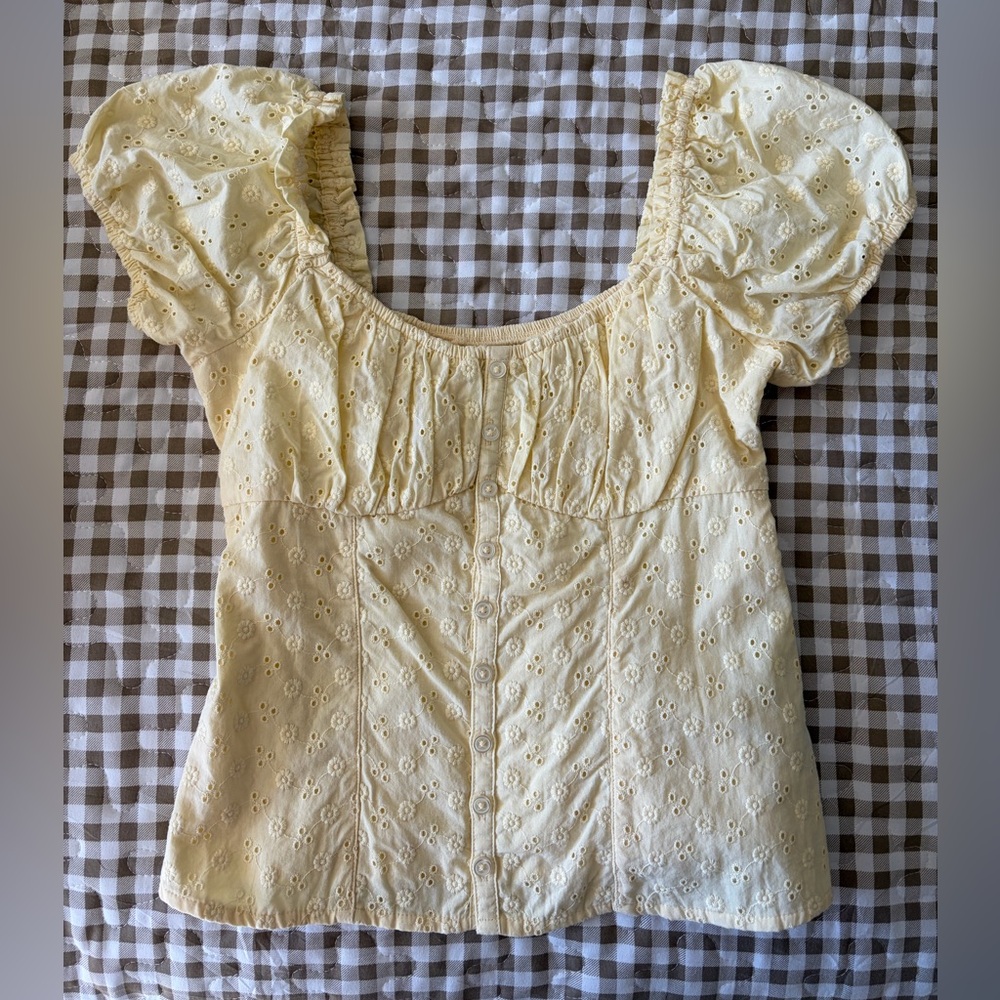 Hollister Poplin top